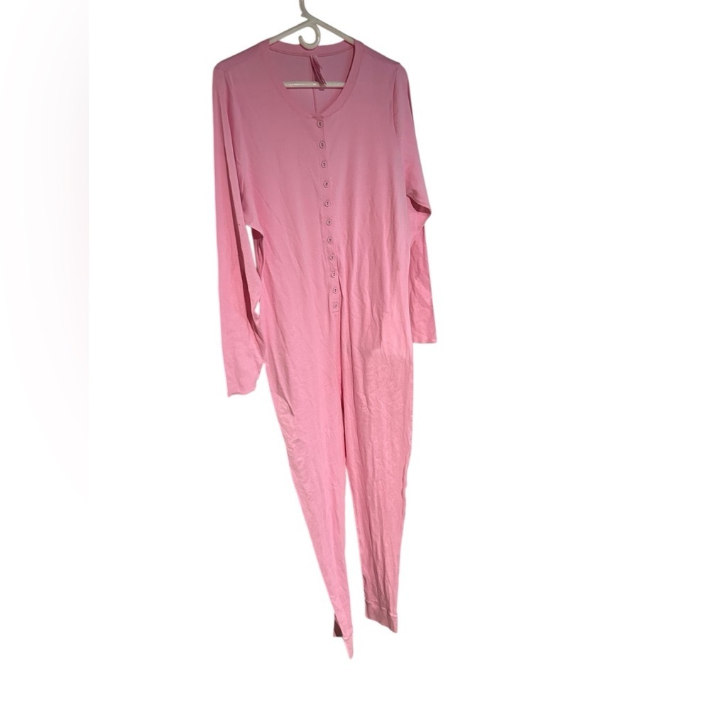 NWOT! Skims Pink Button-Up Jumpsuit